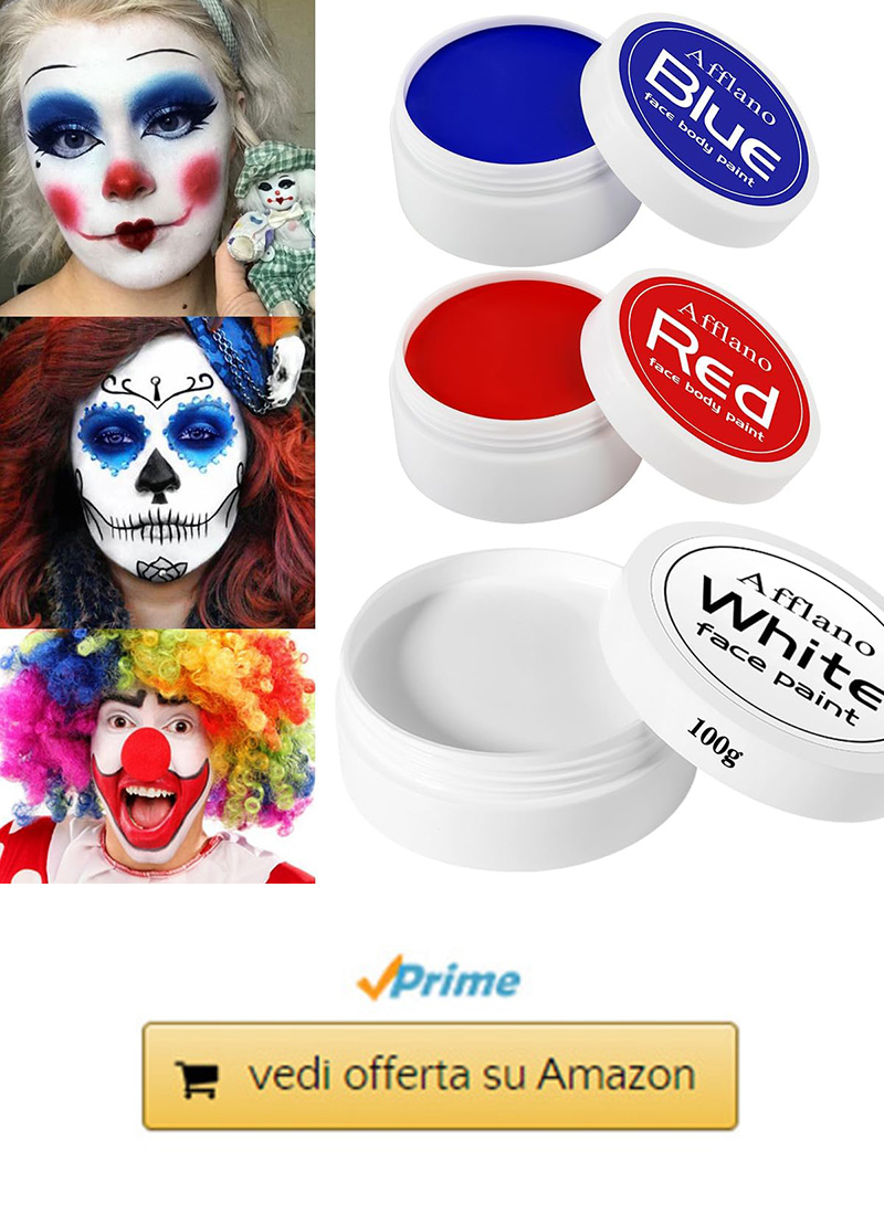pittura-viso--trucco-da-clown-accessori