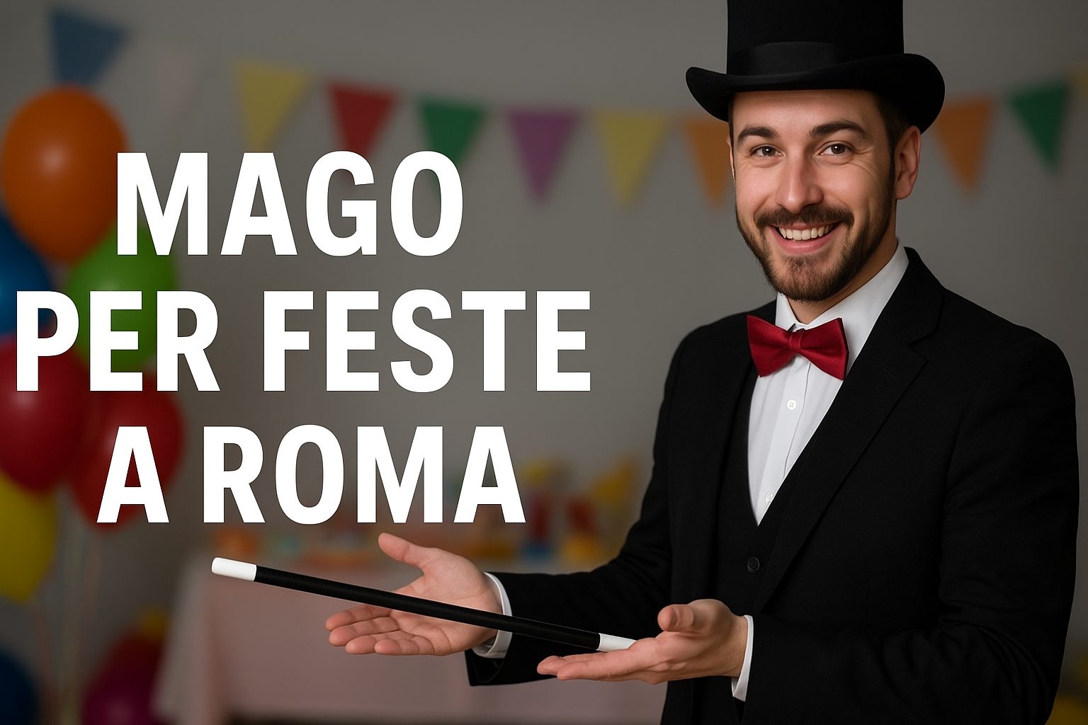 mago per feste a roma